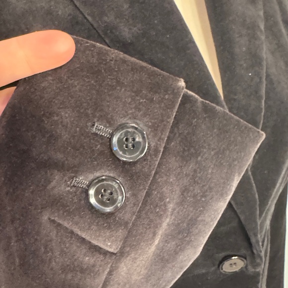 The LIMITED Elegant Black Velvet Women's Blazer Size 4 - Picture 4 of 6